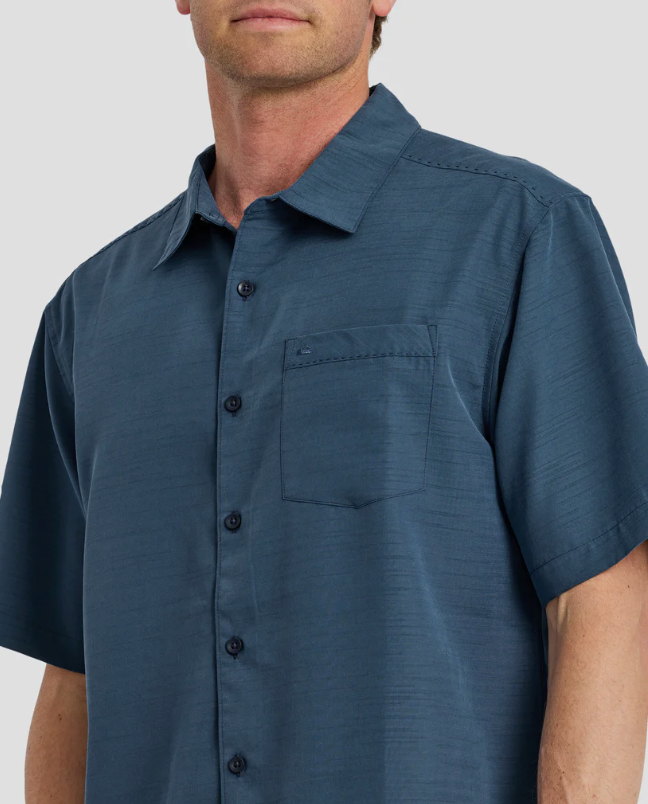 Quiksilver Waterman Centinela Premium Anti-Wrinkle Shirt Navy