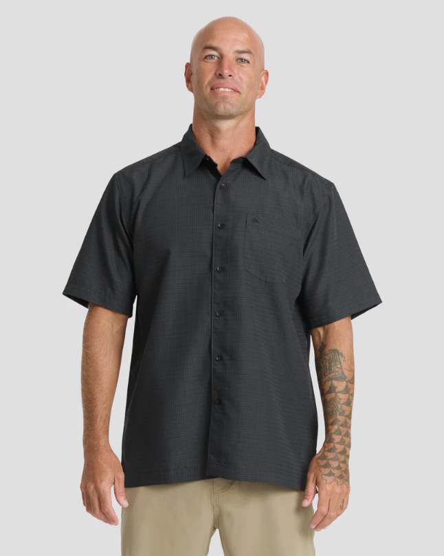Quiksilver Waterman Centinela Premium Anti-Wrinkle Shirt Black