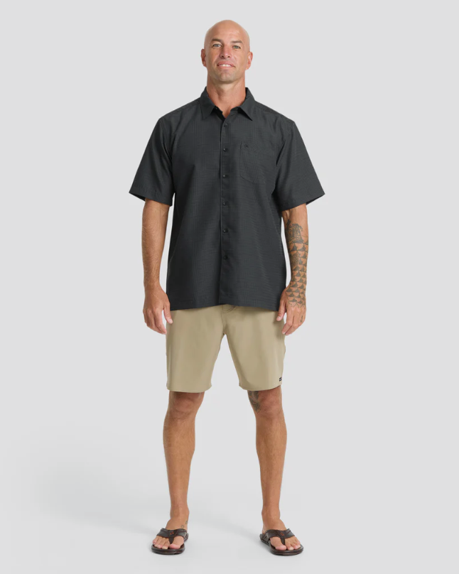 Quiksilver Waterman Centinela Premium Anti-Wrinkle Shirt Black