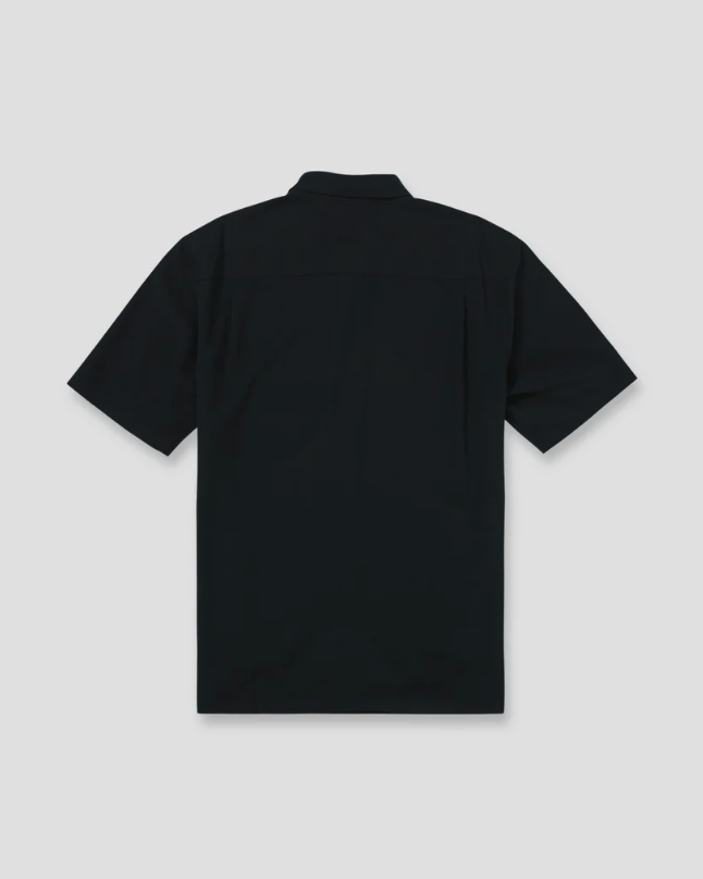 Quiksilver Waterman Tahiti Palms Premium Anti-Wrinkle Shirt Black