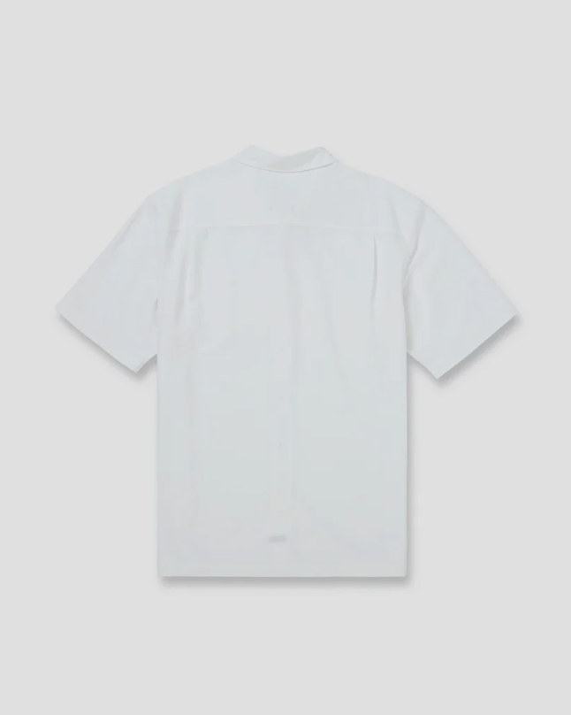 Quiksilver Waterman Tahiti Palms Premium Anti-Wrinkle Shirt White