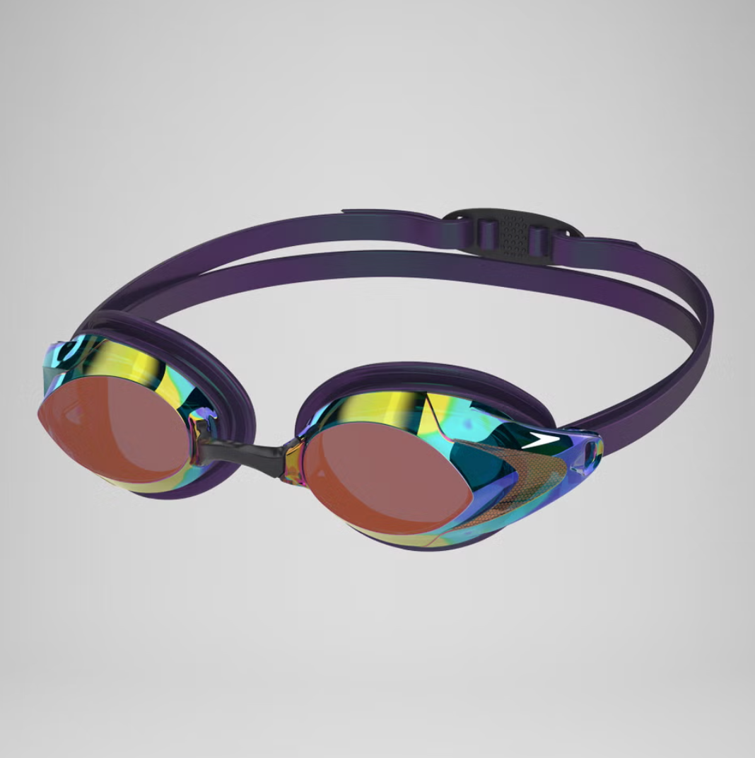 Speedo Women's Vanquisher 3.0 Mirror Goggles Purple/Black