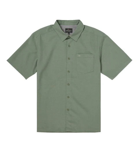 Quiksilver Waterman Centinela Premium Anti-Wrinkle Shirt Lily Pad