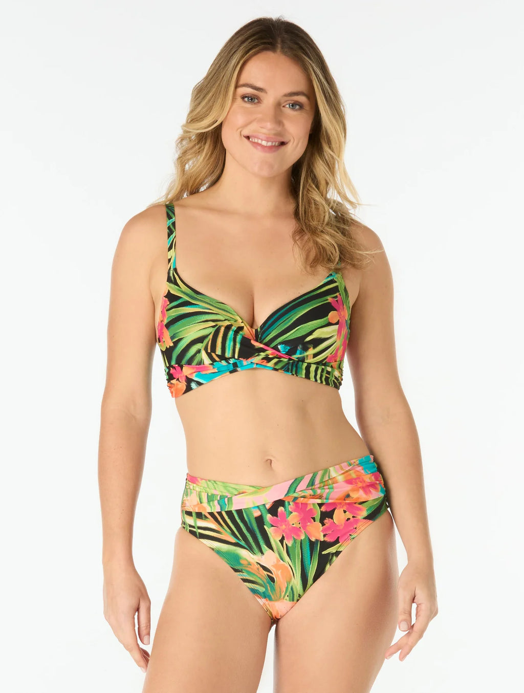 Coco Reef Curve Underwire Bra Sized Wrap Bikini Top - Island Grove