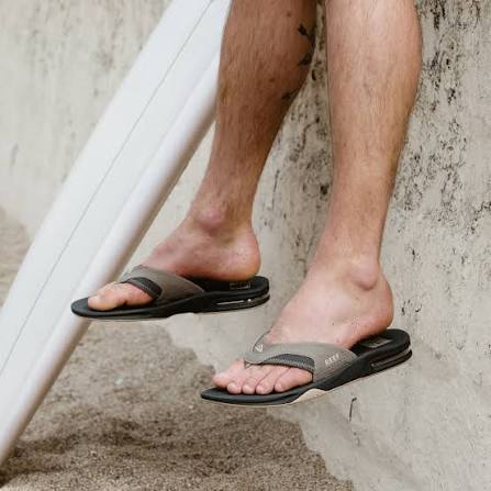Reef Men's Fanning Fossil / Raven Sandal