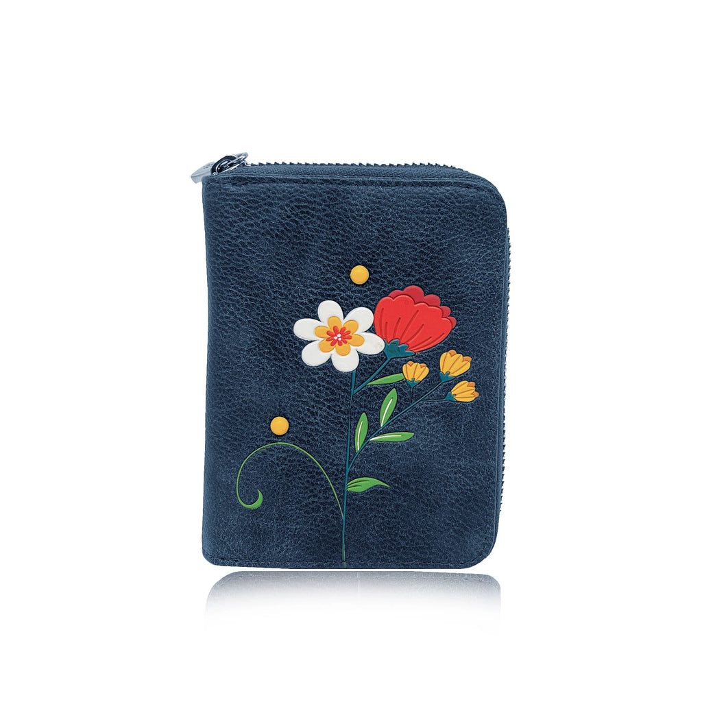Espe Jasmine Small Zip Wallet Blue