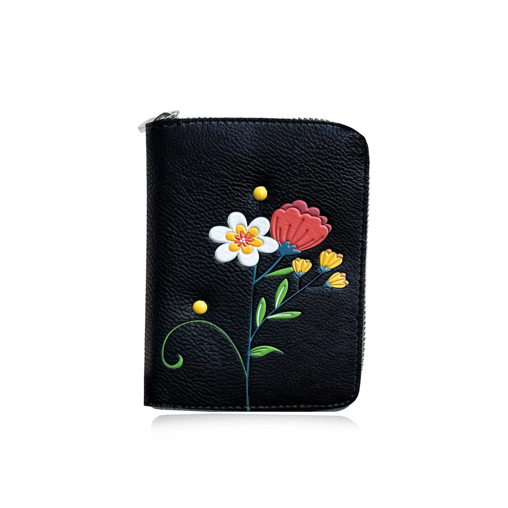Espe Jasmine Small Zip Wallet Black