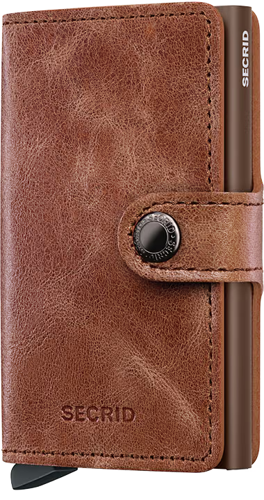 Secrid Mini Wallet Vintage Cognac-Brown