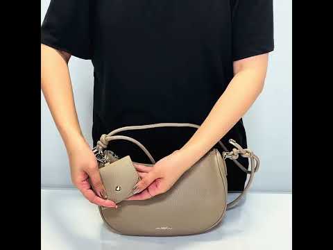 Espe Nadine Convertible Crossbody Shoulder Bag Black