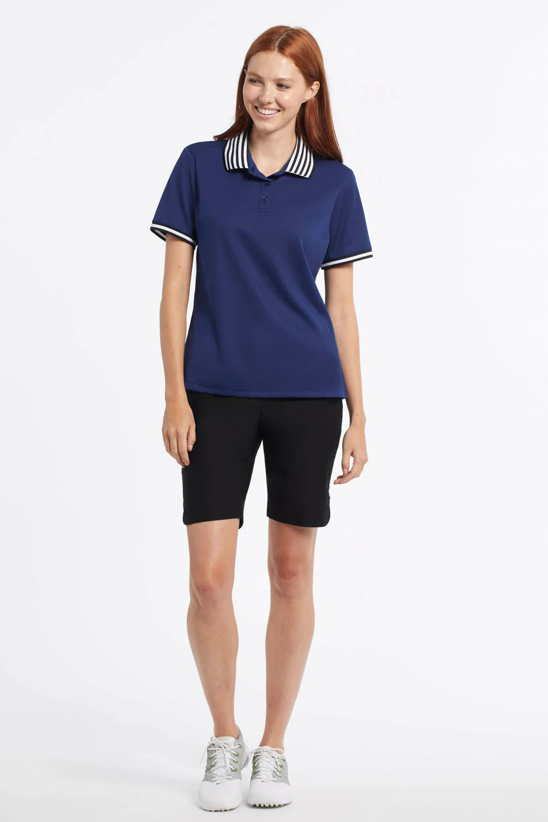 Tribal Sport Flatten It® Tummy Control Pull-On Bermuda Shorts Black