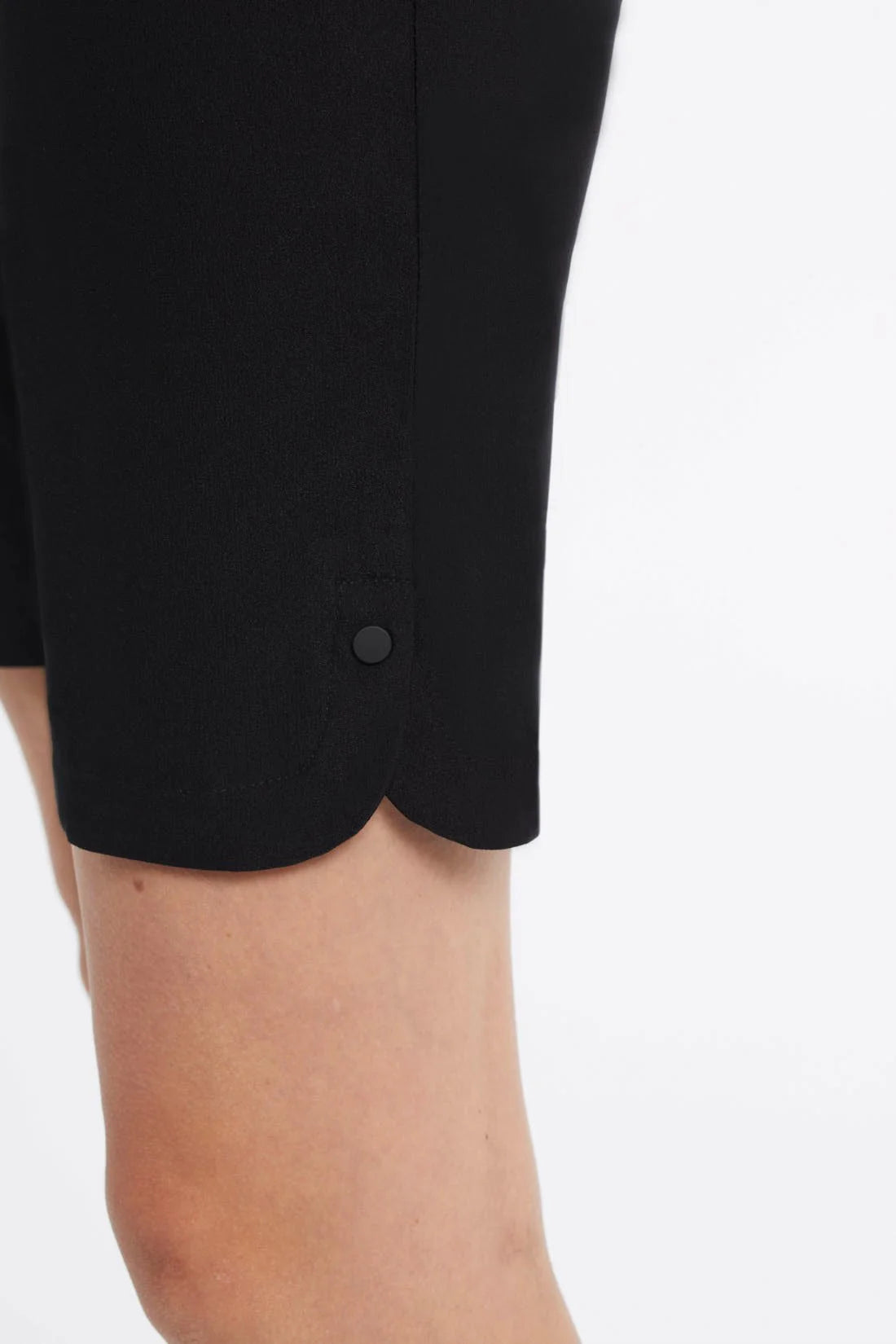 Tribal Sport Flatten It® Tummy Control Pull-On Bermuda Shorts Black